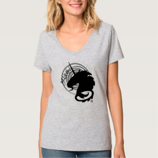 Den MinkMode unicornen "tror" utslagsplatsen T-shirt