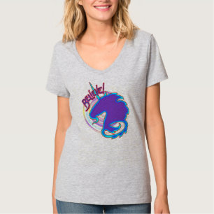 Den MinkMode unicornen "tror" utslagsplatsen T-shirt