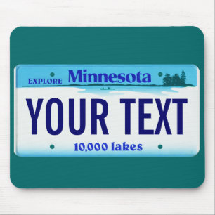 Den Minnesota registreringsskyltmusen vadderar Musmatta