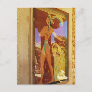 Den minoiska palatsen Knossos FRESKOMÅLNING Vykort