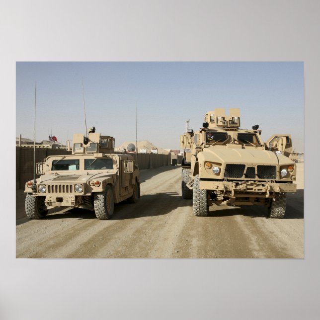 Den minresistenta Ambush- skyddade Poster (Framsidan)