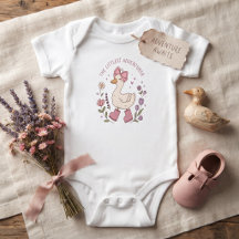 Den minsta äventyraren Söt ankdubbe Bodysuit