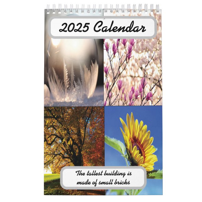 Den minsta byggnaden är gjord av små tegelstenar 2 kalender (Omslag)