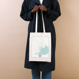 Den minsta fällan för Tokyo City Karta Tote Bag Tygkasse