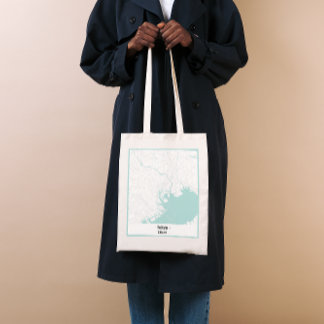Den minsta fällan för Tokyo City Karta Tote Bag Tygkasse