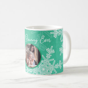 Den minsta texten från Best Granny Now Emerald Sno Kaffemugg