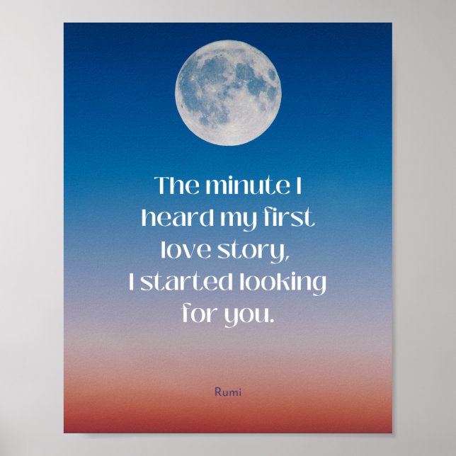 Den minut jag hörde min första kärlek-historia Pos Poster (Framsidan)