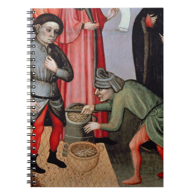 Den mirakulösa multiplikationen av kornet, anteckningsbok med spiral (Framsidan)