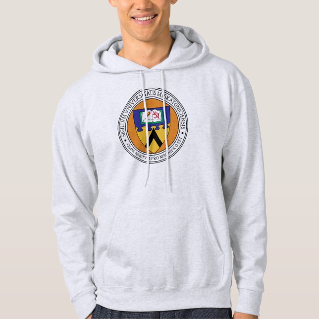 Den Miskatonic universiteten förseglar den Hooded Sweatshirt Med Luva (Framsida)