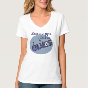 Den Mississippi deltan slösar T-tröja T-shirt
