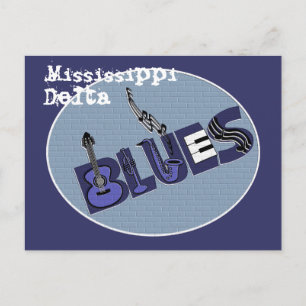 Den Mississippi deltan slösar vykortet Vykort