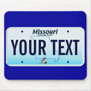 Den Missouri registreringsskyltmusen vadderar Musmatta
