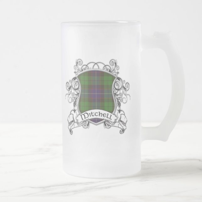Den Mitchell tartanen skyddar Frostat Ölglas (Höger)