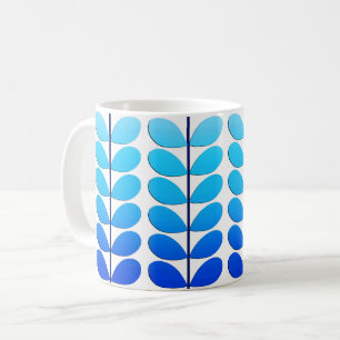 Den mitt- århundradedanskan lämnar, skuggar av kaffemugg