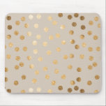 Den mjuka beigen och den guld- glitterstaden musmatta<br><div class="desc">Denna mousepad presenterar ett mönster av modernt,  och på-trenden pricker av guld- glitter för faux på en bakgrund av den mjuka beigen som kommer med ett handlag av glamouren till ditt skrivbords-.</div>
