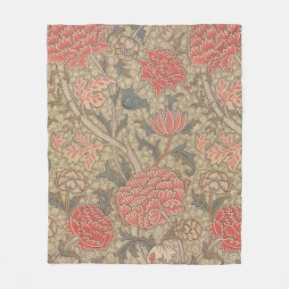 Den mjuka mysigt pionen 19thc mönstrade ullfilten fleecefilt