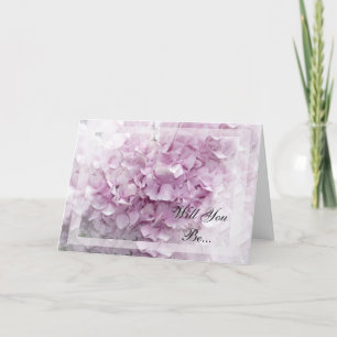 Den mjuka rosa vanlig hortensia ska dig är min inbjudan
