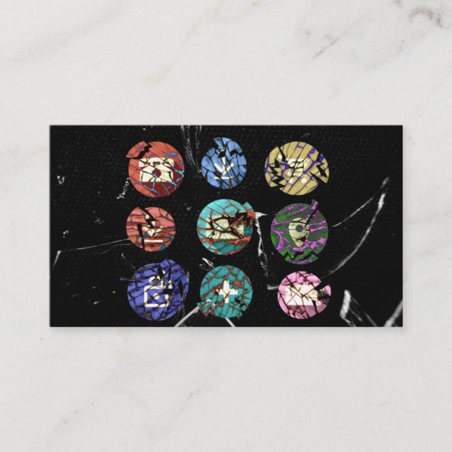 Den mobila skärmen reparerar tjänste- - visitkort (Framsida)