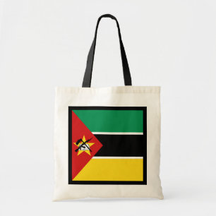 Den Mocambique flagga hänger lös Tygkasse