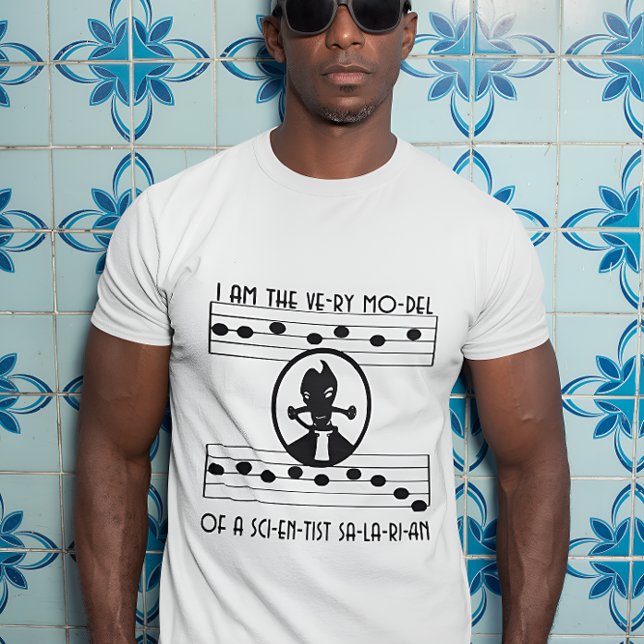 Den modell som vetenskapsmannen T-Shirt utgör (Skapare uppladdad)