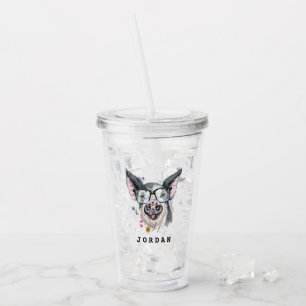 Den moderiktiga grisen   tillfogar ditt namn take away mugg