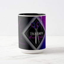 Den moderiktiga hårsalongen scissor design