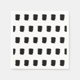 Den moderna 16:e födelsedagsfesten Napkins mönster Pappersservett