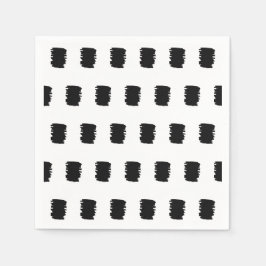 Den moderna 16:e födelsedagsfesten Napkins mönster Pappersservett