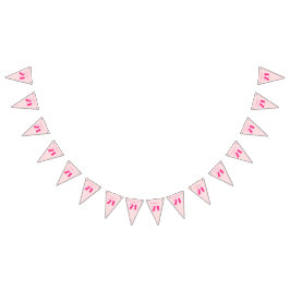 Den moderna 21:a tjugoen Rosa-Födelsedagsfesten Vimplar