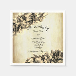 Den moderna Abstrakten, den naturliga Eleganten Di Pappersservett