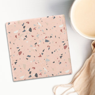 Den moderna Abstrakten italienska Terrazzo Seamles Stenunderlägg