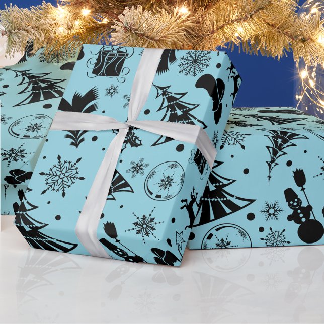Den moderna Abstrakten Mönster jul Presentpapper (Skapare uppladdad)