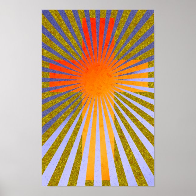 Den moderna Abstrakten Påsk Kor Poster murkonst (Framsidan)