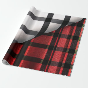 Den moderna Abstrakten Red Black Play Collection Presentpapper