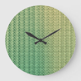 Den moderna abstraktens geometriska digitala mönst stor klocka