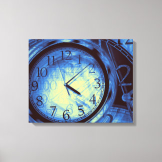 Den moderna abstraktens klockdesign poster canvastryck