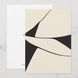 Den moderna Abstraktens minimalism Japandi Stil Br Spara Datumet