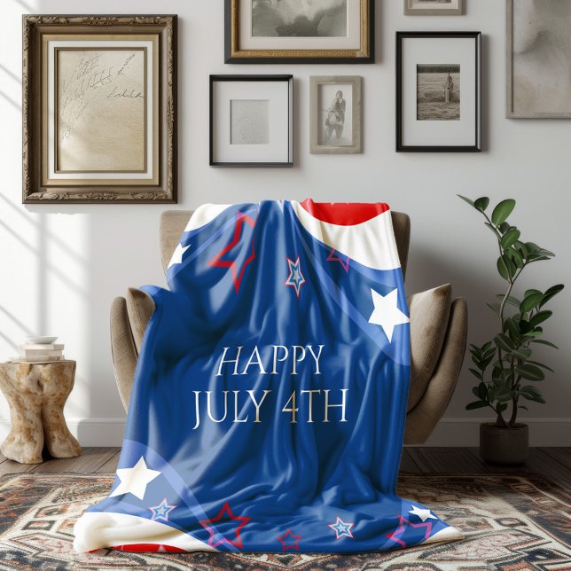 Den moderna amerikanska flagga fleecefilt (Skapare uppladdad)