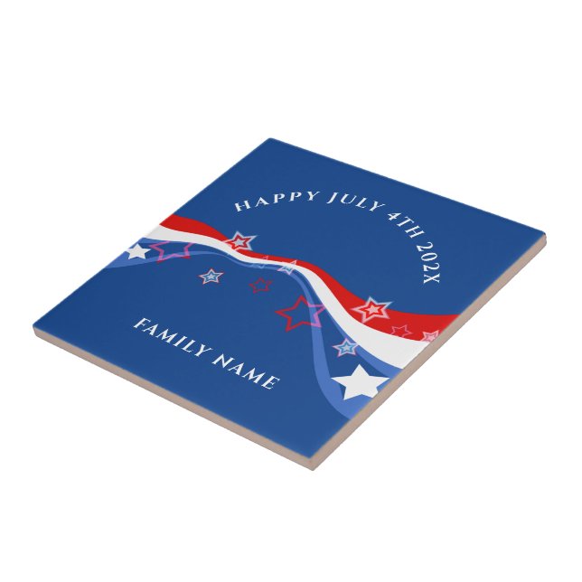 Den moderna amerikanska flagga kakelplatta (Sidan)