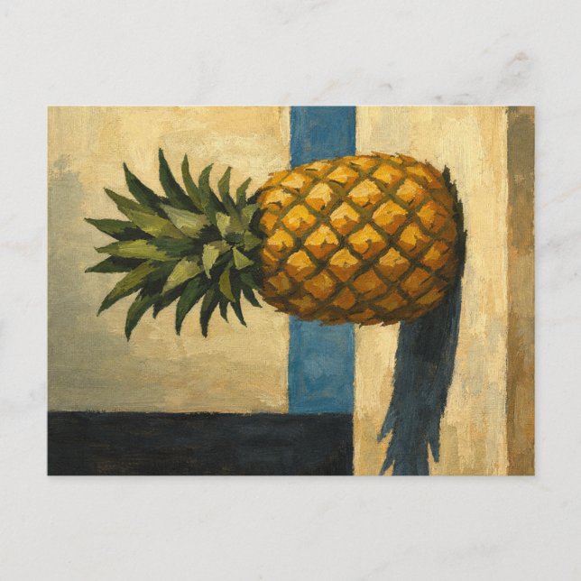 Den Moderna Ananas Postkortet Vykort (Framsida)
