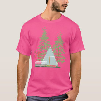 Den moderna arkitekturskåpet i Skogen basket S T Shirt
