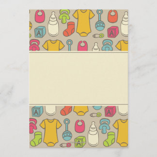 Den moderna babyen utrustar baby inbjudningar