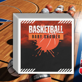 Den moderna basketbollens Orange Boll Babykläder Pappersservett