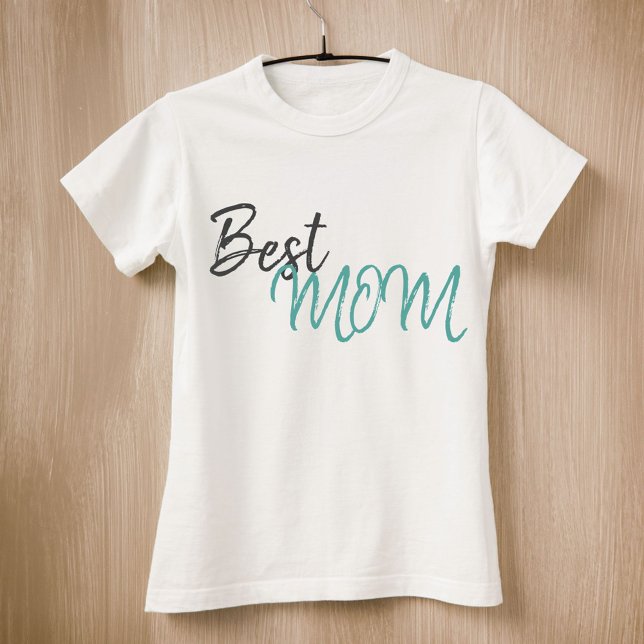 Den moderna bästa Mamma-skript, Mor's Day T Shirt (Skapare uppladdad)