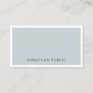Den moderna, blå Grönten - minimalistisk Elegant - Visitkort