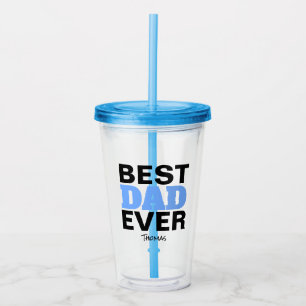 Den moderna blå Personligen Pappa någonsin Fars Take Away Mugg