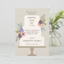 Den moderna Blommigten Bröllop Cake-Möhippan