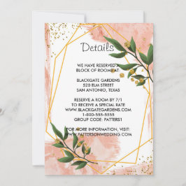 Den moderna Blommigten Guld Ram i Elfenbenskusten  Inbjudningar