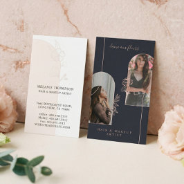 Den moderna Blommigten Ro - sjöflottan av fjädrand Visitkort