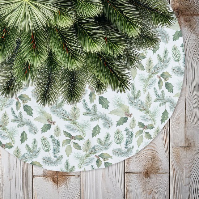 Den moderna Blommigtens jul Julgransmatta Borstad Polyester (Skapare uppladdad)